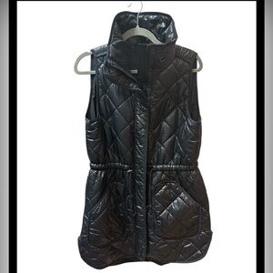Lou & Grey Quilted Long Pocket Vest